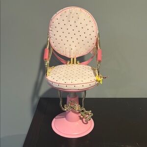Battat our generation Pink and Gold Doll Chair